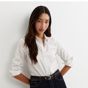 SPOT LONG SLEEVE BUTTON DOWN